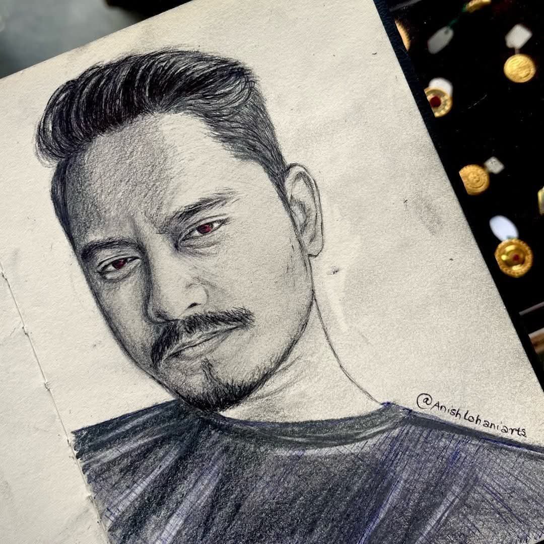 Portrait of artist Anish Lohani